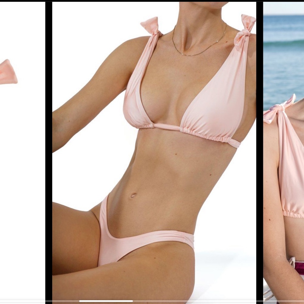 Sidway swim light pink bikini set